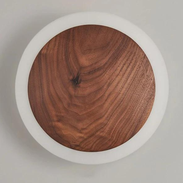 Nordic Walnut Led Wall Light