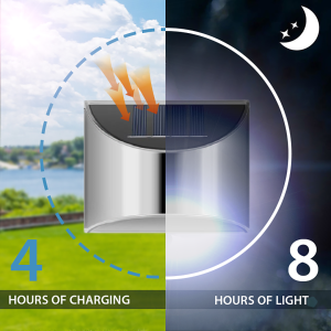 Stainless Steel Solar Wall Lamps