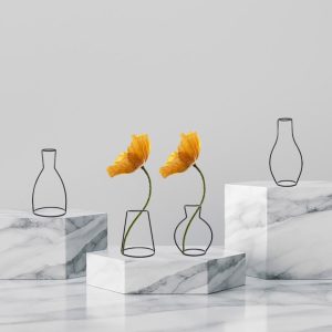 Retro Iron Vases