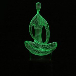 Yoga Meditation 3D Led Lamp