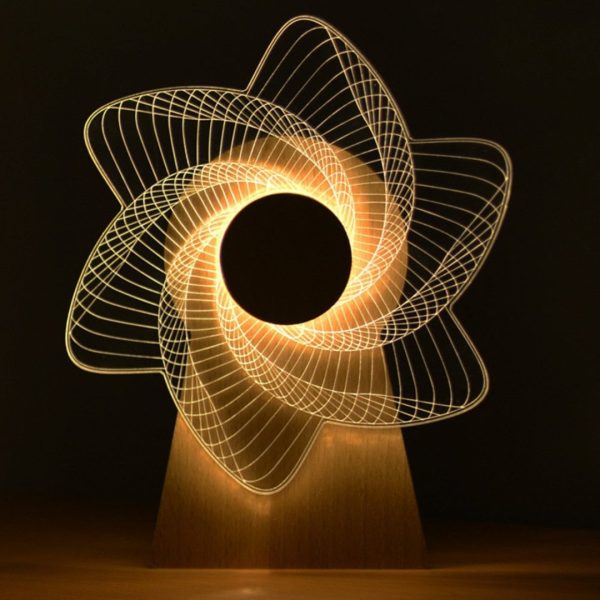 3D Musical Rotating Nightlight