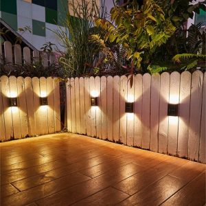 Solar Powered Outdoor Terrace Wall Light