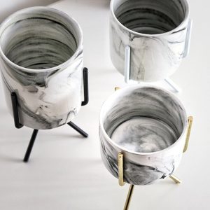 Ceramic Flowerpot Marble