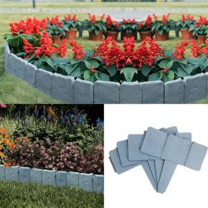 Stone Garden Edging (10 Pieces) | Minihek