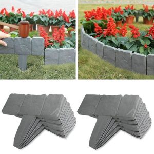 Stone Garden Edging (10 Pieces) | Minihek