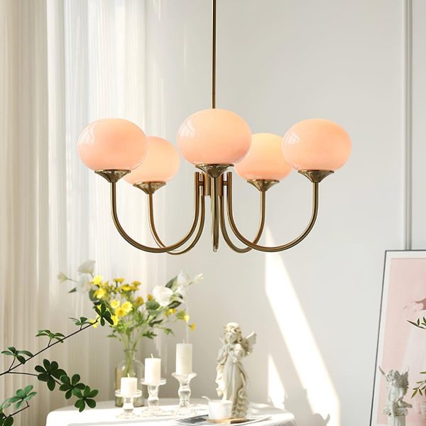 Glowing Delight - Modern Chandelier By Marshmallow