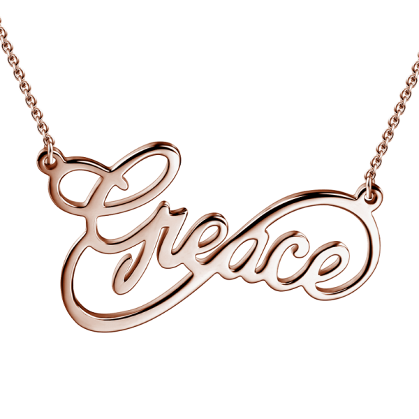 Custom Infinity Name Necklace