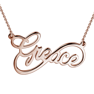 Custom Infinity Name Necklace