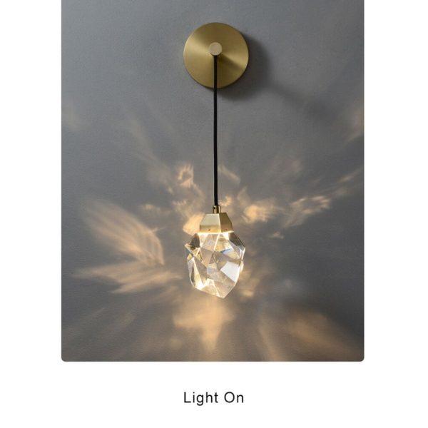 Luxorlight - Modern Wall Lamp With Crystals