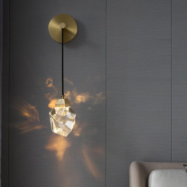 Luxorlight - Modern Wall Lamp With Crystals