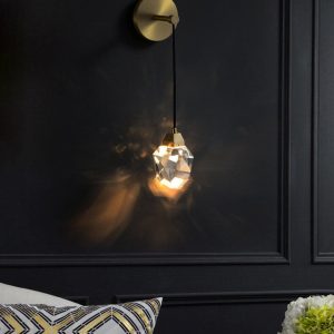 Luxorlight - Modern Wall Lamp With Crystals