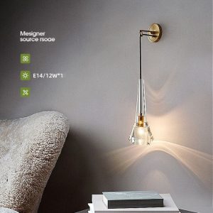 Crystalglow - Modern Geometric Wall Lamp