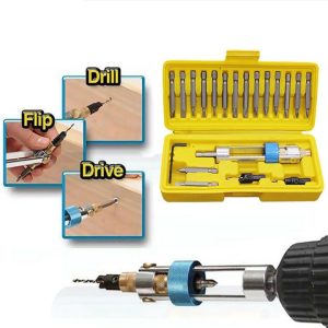 Flippdrill Set - Rotating Head For Precise Drilling