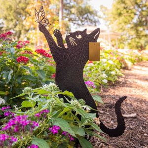 Cat Metal Garden Decoration