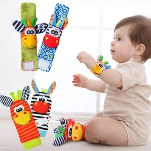 Newborn Baby Bracelet Cute Rattle Jewelry