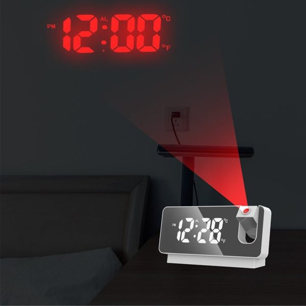 Ceilingprojector - Alarm Clock With Large Projector