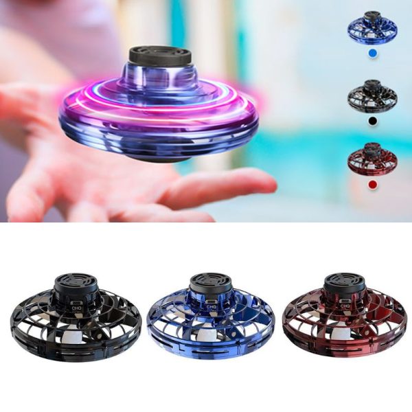 Mini Drone Led Ufo Flying Spinner Fingertip Upgrade