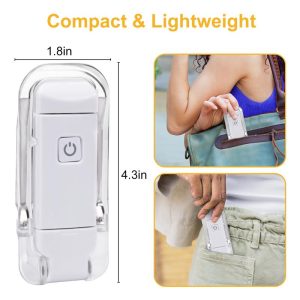 Led Usb Rechargeable Book Reading Light Adjustable Brightness Portable Bookmark