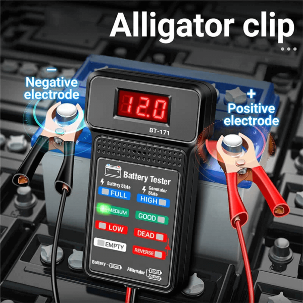 MultiFunction Car 12V Battery Tester