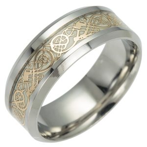 Luminous Dragon Pattern Ring