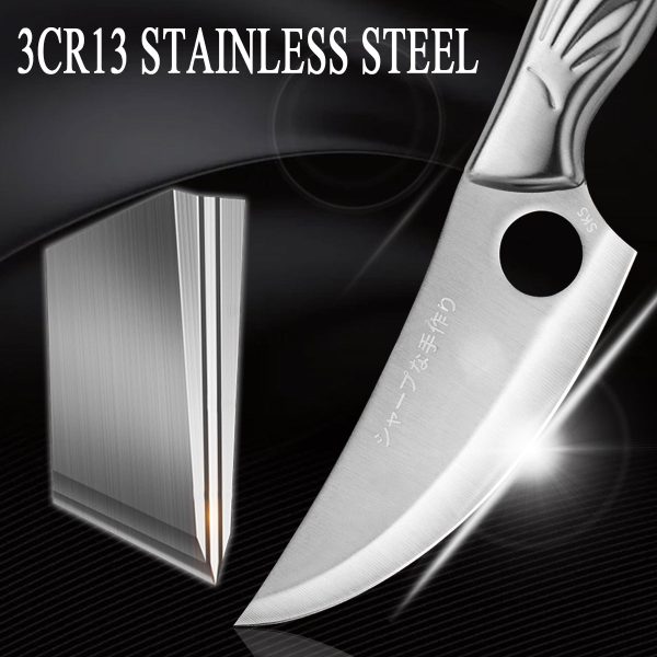 Stainless Steel Chef'S Deboning And Meat Cutting Small Scimitar