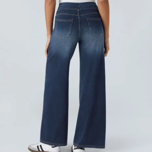 Quinn Super Stretch HighWaisted Wide Leg Jeans