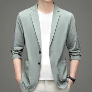 Men'S Summer Lightweight Fashion Blazer