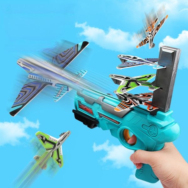 Hand Throwing Spin Glider Model Launcher Outdoor Toys