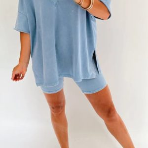 Women'S Summer Washed Set 