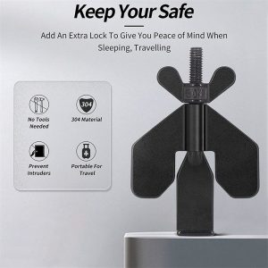 Portable Hotel Door Lock Self- Travel Anti-Theft Childproof Door Stopper