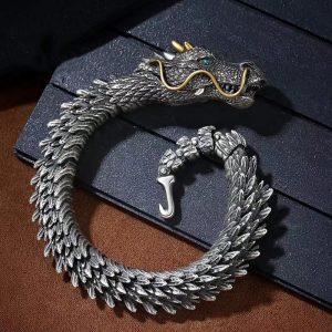 Retro Dragon Head Bracelet