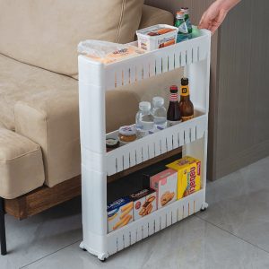 Office Bathroom Kitchen Storage Plastic Shelf