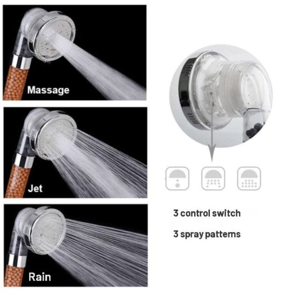 High Pressure Ionic Filtration Shower Head