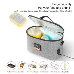 Outdoor Portable Lunch Box Bottle Heating And Insulation Bag