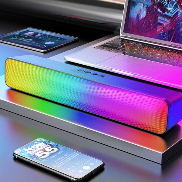 Rgb Colorful Led Light Bluetooth Speaker