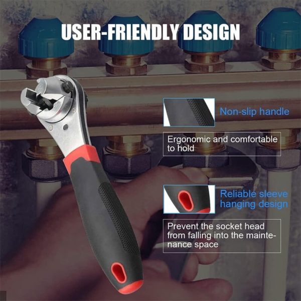 Adjustable Ratchet Wrench - Fits All