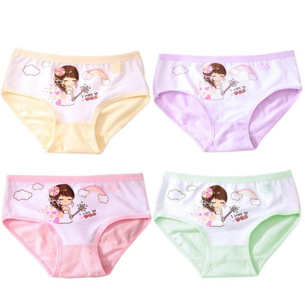 Girls Pure Cotton Underwear