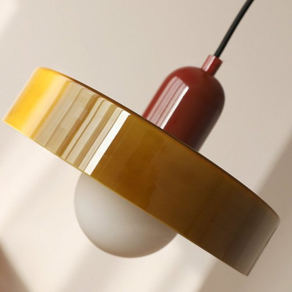 Bauhaus Pendant Lamp | Colored Glass