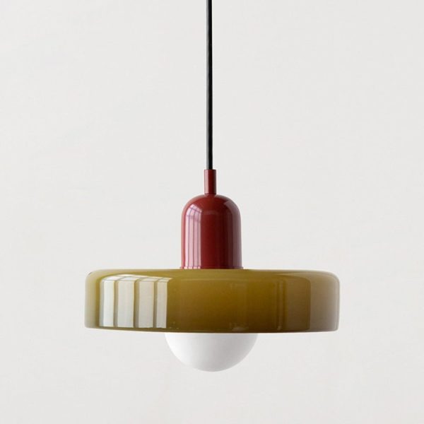 Bauhaus Pendant Lamp | Colored Glass