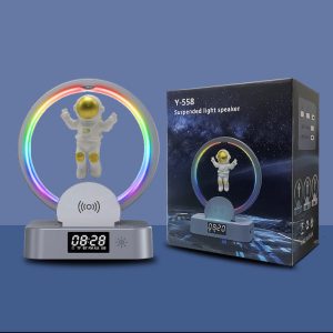 Magnetic Levitation Astronaut Bluetooth Speaker Rgb Mini Radio Tws Sound Box