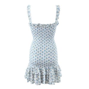 Flirty Ruffle Sleeveless ALine Mini Dress Perfect For A Stylish Summer Look