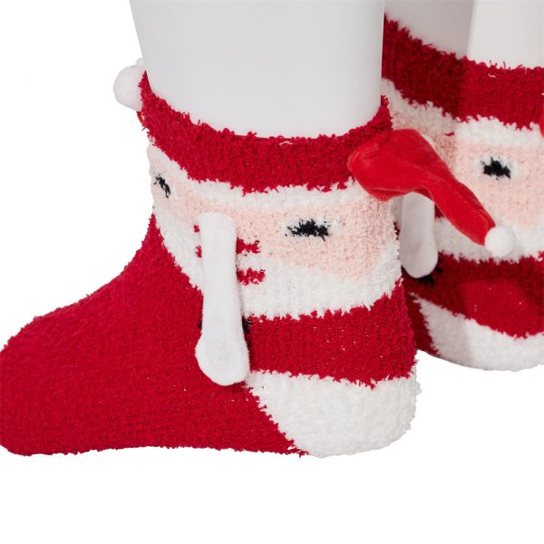 Mid Tube Christmas Magnetic Couple Socks