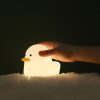 Nordic Cute Lovely Cartoon Dull Duck Led Night Light Silicone Usb Charging