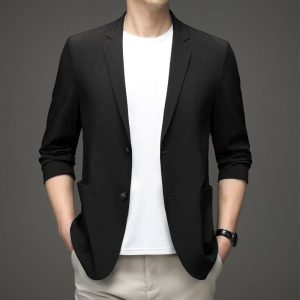 Men'S Summer Lightweight Fashion Blazer