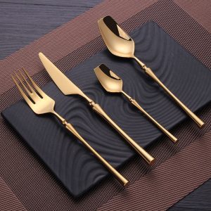 Dassia Gold Flatware Set