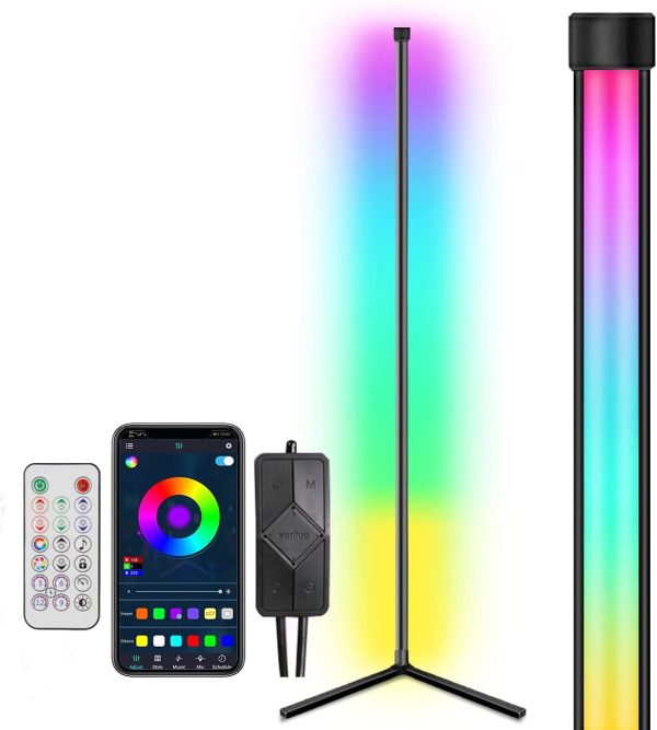 Smart App Controlled Rgb Bluetooth Corner Atmosphere Lamp