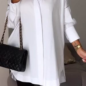 Lapel Slit Shirt2