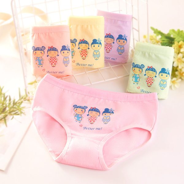 Girls Pure Cotton Underwear