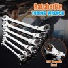 LimtedTime Open Tubing Ratchet Wrench (Fixed HeadFlexible Head 2 In 1)