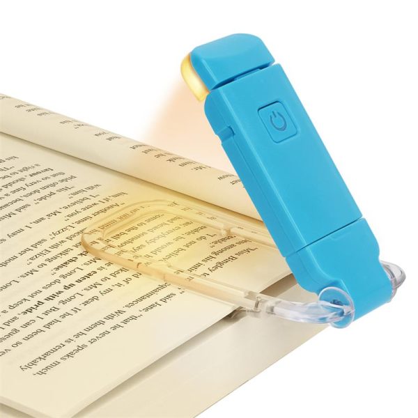 Led Usb Rechargeable Book Reading Light Adjustable Brightness Portable Bookmark